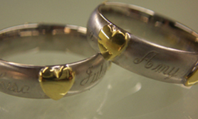 Mixed Metal Ring Z